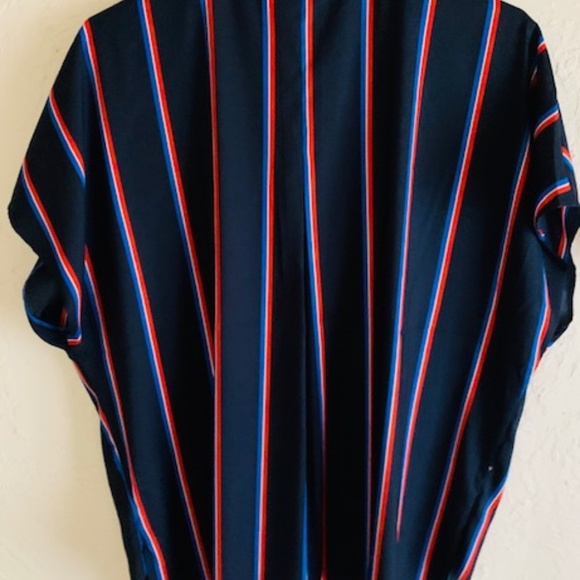 Tatiana blouse - Twist and Tango - Blue with red - Picture 2 of 3